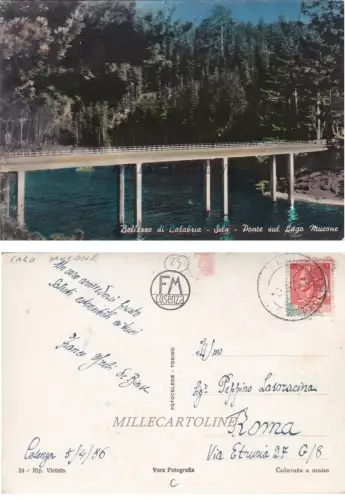SILA: Ponte sul Lago Mucone 1956