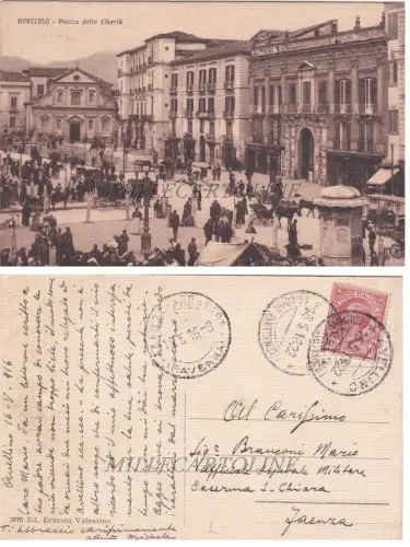 AVELLINO: Piazza della Liberta' 1916