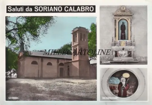 SORIANO CALABRO: Grüße aus - der Kirche, dem Altar und einem besonderen 1969