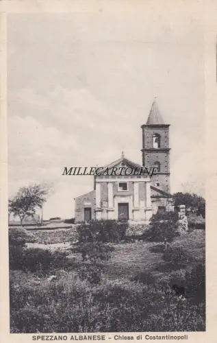 SPEZZANO ALBANESE: Kirche von Konstantinopel 1932