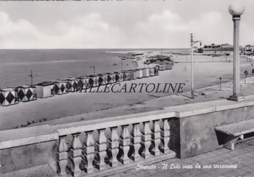 ÜBERZOGEN: Der Lido von einer Terrasse aus gesehen 1957