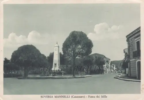 SOVERIA MANNELLI: Piazza dei Mille 1952