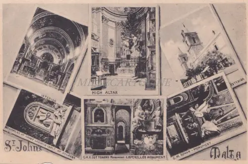 MALTA - Johannes, Postkarte