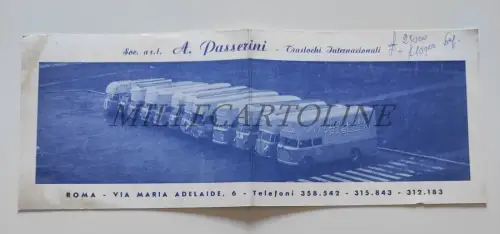 A. PASSERINI TRANSLOCHI INTERNATIONALES ROM - Broschüre