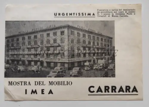 MÖBELAUSSTELLUNG IMEA CARRARA - Formular mit nicht ausgefüllter Angebotsanfrage