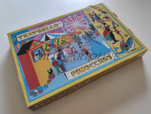 TEATRELLO PINOCCHIO - Attacca e Stacca Figuren 1984 Nova Rico Florenz