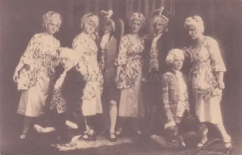 FESTDAMEN DES FLEISCHER-HILFEN-VEREINS - Rokoko Tanz, Nürnberg, Postkarte