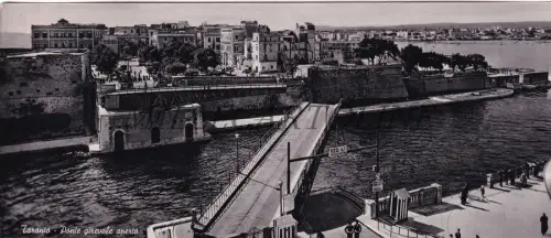 TARENT - Offene Drehbrücke, Langkarte 1958
