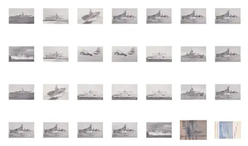 NAVIGATION - Canadian's Navy, 26 Kartons und 2 Prospekte