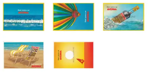 GUTEN URLAUB MIT AVERNA - Lot 5 Postkarten