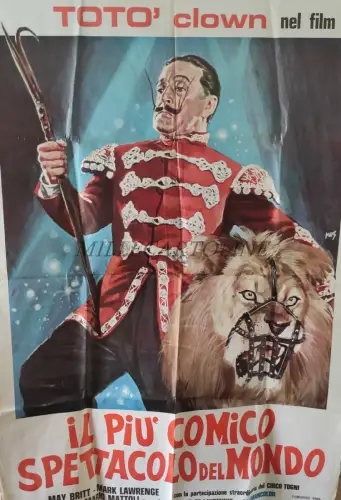 DIE KOMISCHSTE SHOW DER WELT - Totò, Clown, Plakat, Poster