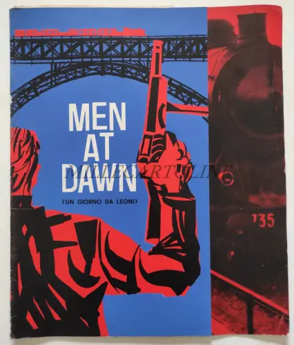 MEN AT DAWN - Un Giorno da Leoni, Broschüre Galatea SPA Auslandsverkauf 1961