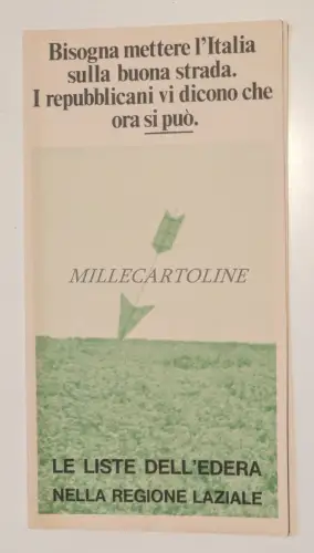 DIE EFEULISTEN IM LATIUMRAUM - Broschüre Republikanische Partei