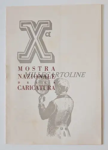X NATIONALE KARIKATURAUSSTELLUNG - Triest 1954 - 1955