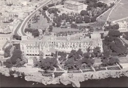 PALERMO - Villa Igea aus dem Flugzeug, Postkarte