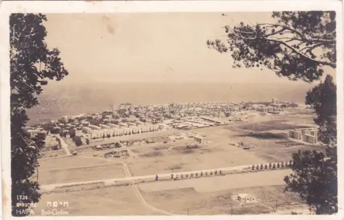 ISRAEL - Haifa, Bat-Galim, Foto Postkarte 1956