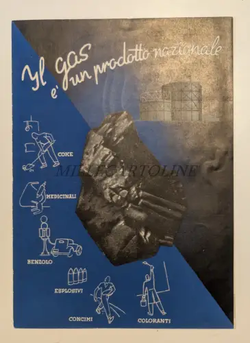 GAS NATIONALES PRODUKT - Broschüre Triplex Mailand, Große Küchen ONB Forum M. 1937