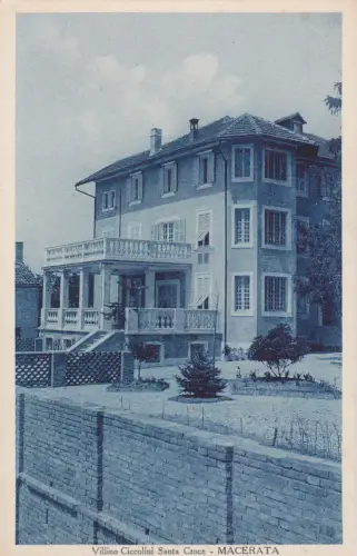 * MACERATA - Villino Ciccolini Santa Croce