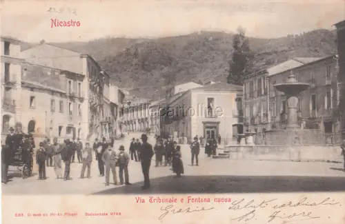 NICASTRO - Via Tribunale e Fontana nova 1902