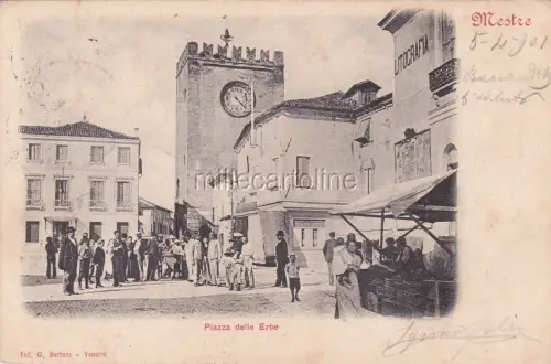 * MESTRE - Piazza delle Erbe 1901