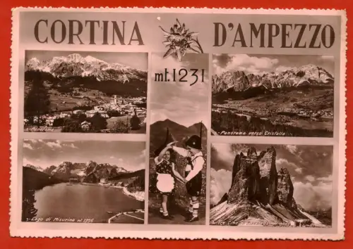 BELLUNO AMPEZZO VORHANG, 4 ANSICHTEN + KOSTÜME m