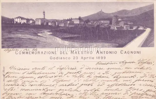 * GODIASCO - Gedenken an Meister Antonio Cagnoni 1899