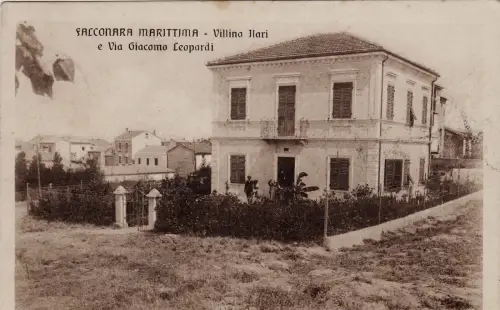 #FALCONARA MARITTIMA: VILLINO ILARI E VIA G. LEOPARDI