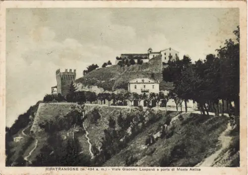 #RIPATRANSONE: VIALE G. LEOPARDI E PORTA DI MONTE ANTICO (2)