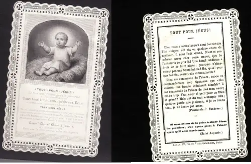 #SANTINO FINE '800 - TRAFORATO - ALLES FÜR JESUS