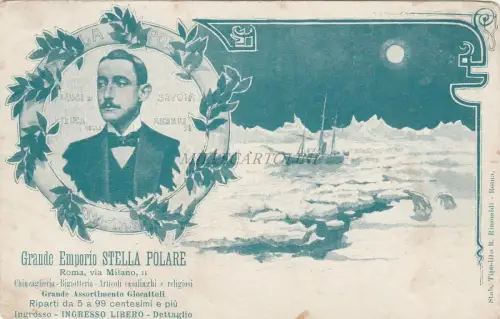 ROM - Grande Emporio Stella Polare, Polo 1900 Postkarte Ed.Rimoaldi