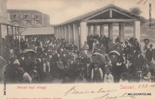 * SASSARI - Kräutermarkt 1904