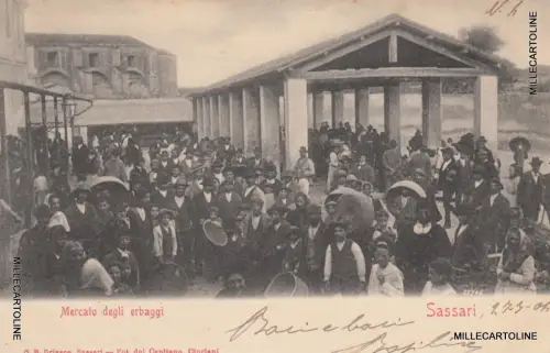 * SASSARI - Kräutermarkt 1904