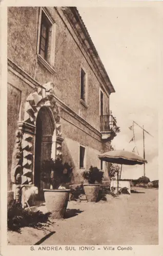 #S. ANDREA SULLO IONIO: VILLA CONDO'