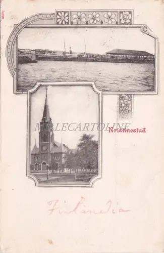 FINNLAND - Kristinestad, Ansichten, Postkarte