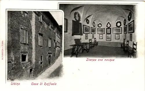 #URBINO: CASA DI RAFFAELLO - RAUM, IN DEM ER GEBOREN WURDE