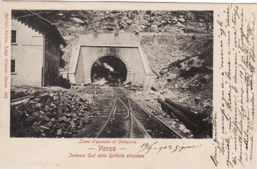 #ÜBERQUERUNG: ZUFAHRTSLEITUNG ZUM SIMPLON - SÜDLICHE EINFAHRT DES WENDELTUNNELS