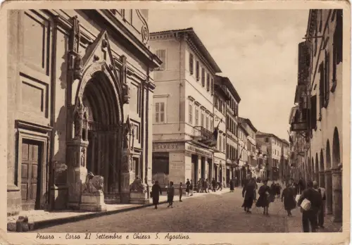 #PESARO: CORSA XI SEPTEMBER E CHIESA S. AGOSTINO