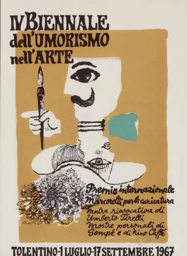 #TOLENTINO: IV BIENNALE INTERNAZ. DELL'HUMORISMO - 1967 dis. CHIAPPELLI