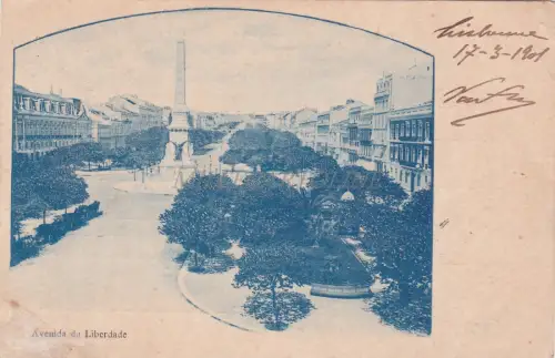 PORTUGAL - Lissabon - Avenida da Liberdade 1901