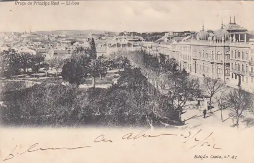 PORTUGAL - Lissabon - Praca do Principe Real 1902
