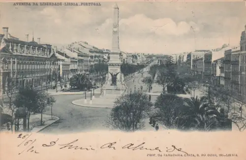 PORTUGAL - Lissabon - Avenida da Liberdade 1902