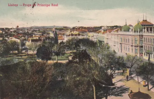 PORTUGAL - Lissabon - Praca do Principe Real 1907