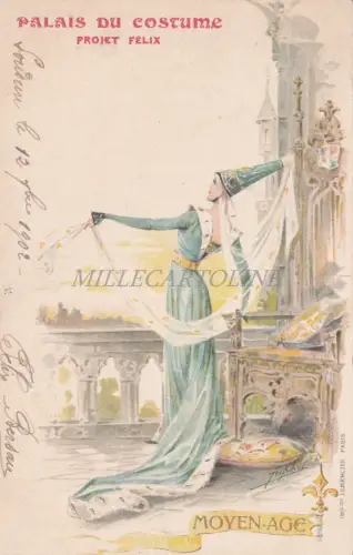 FRANKREICH - Palais du Costume, Mittelalter, Japhet 1902