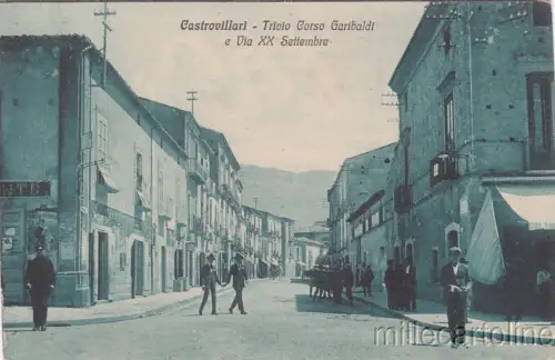 * CASTROVILLARI - Trivio Corso Garibaldi e Via XX Settembre 1925