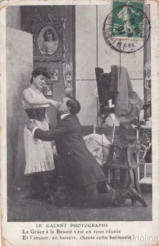 * FOTOGRAFIE - Le Galant Photographe, Mann und Frau 1907