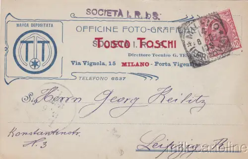 * FOTOGRAFIE - Werbekopf Fotobüros IRIS / Toschi 1901