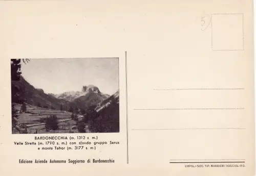 #BARDONECCHIA - SCHMALES TAL MIT HINTERGRUND GRUPPE SERUS UND M. TABOR