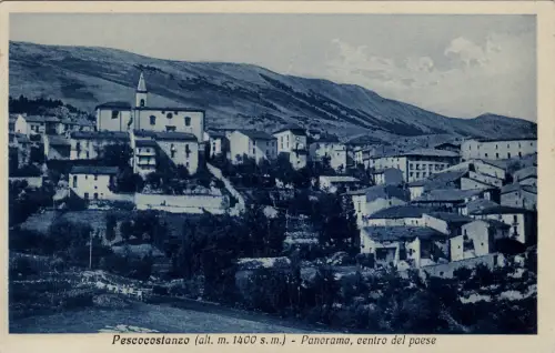 #PESCOCOSTANZO: PANORAMA, DORFZENTRUM