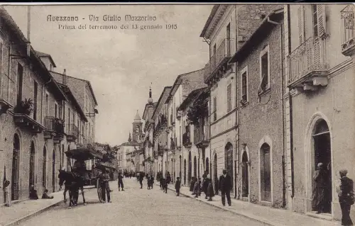#AVEZZANO: VIA GIULIO MAZZARINO..VOR DEM ERDBEBEN 1915