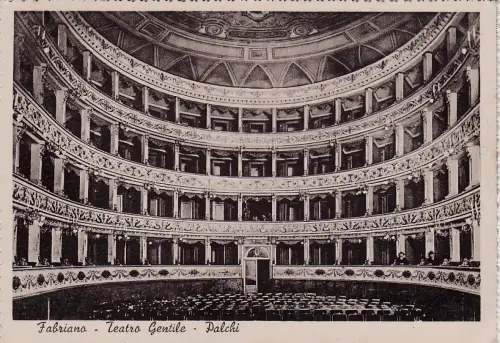 #FABRIANO: TEATRO GENTILE - BÜHNEN